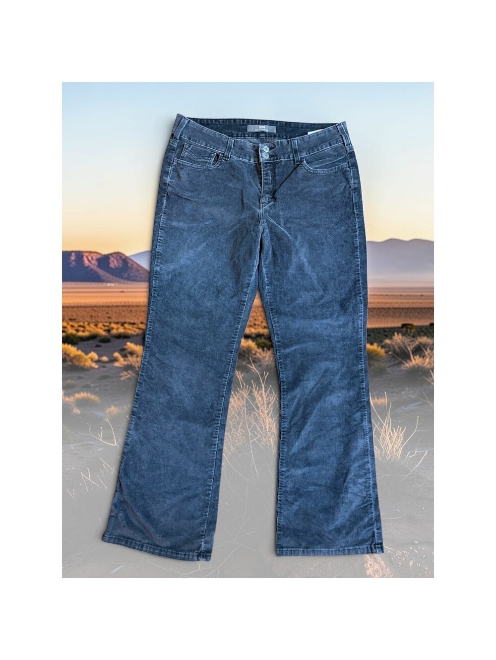 Levi's 526 Slender Boot Corduroy Pants Women's Size 12M Color- Grey
